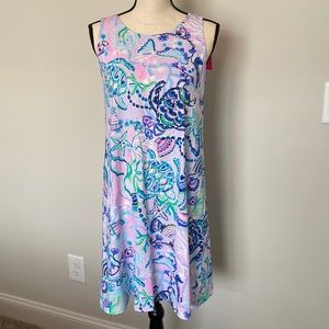 Lilly Pulitzer Kristen Dress, Lilac Freesia Mermaid For You, Size M NWT